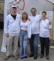 von links Manfred Renner, Hanne Mätschke, Jürgen Schmidgall, Anette Renner